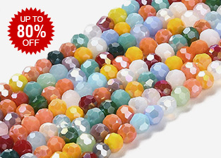 Electroplate Glass Beads Up To 80% OFF