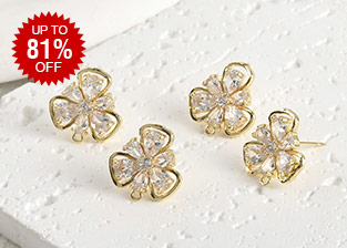 Stud Earring Findings Up To 81% OFF